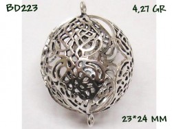 Gümüş Top, Boncuk - BD223 - Nusret