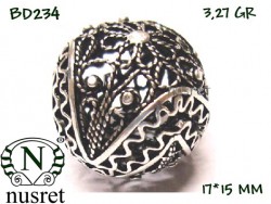 Nusret - Gümüş Top, Boncuk - BD234