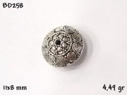 Gümüş Top, Boncuk - BD258 - Nusret