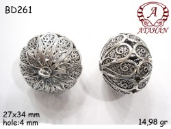 Nusret - Gümüş Top, Boncuk - BD261