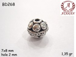 Nusret - Gümüş Top, Boncuk - BD268