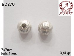 Nusret - Gümüş Top, Boncuk - BD270