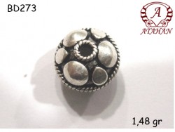 Nusret - Gümüş Top, Boncuk - BD273