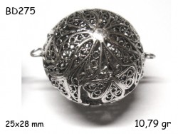 Nusret - Gümüş Top, Boncuk - BD275