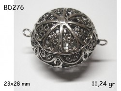 Nusret - Gümüş Top, Boncuk - BD276