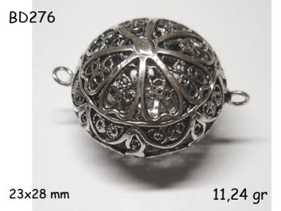 Gümüş Top, Boncuk - BD276 - 1