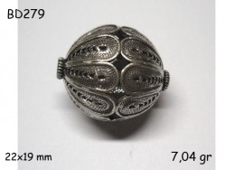 Gümüş Top, Boncuk - BD279 - Nusret
