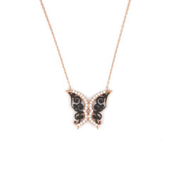 Butterfly 925 Sterling Silver Necklace - 5