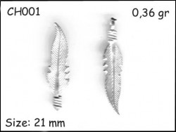 Gümüş Charm Kolye Ucu - CH001 - Nusret