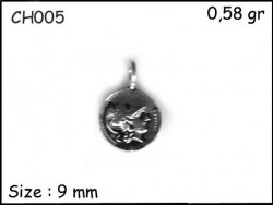Gümüş Charm Kolye Ucu - CH005 - Nusret
