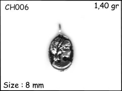 Gümüş Charm Kolye Ucu - CH006 - 1