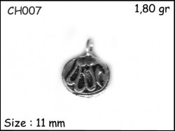 Gümüş Charm Kolye Ucu - CH007 - Nusret