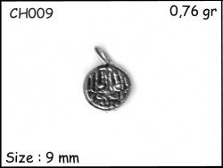 Gümüş Charm Kolye Ucu - CH009 - Nusret