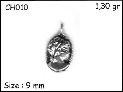 Gümüş Charm Kolye Ucu - CH010 - 1