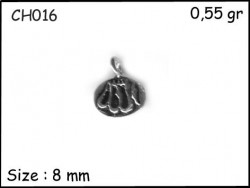 Gümüş Charm Kolye Ucu - CH016 - Nusret