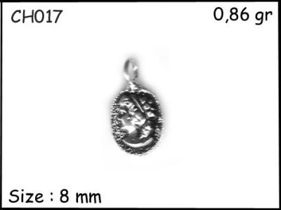 Gümüş Charm Kolye Ucu - CH017 - 1