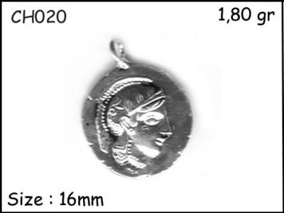Gümüş Charm Kolye Ucu - CH020 - 1