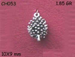 Gümüş Charm Kolye Ucu - CH053 - Nusret