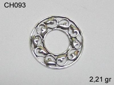 Gümüş Charm Kolye Ucu - CH093 - 1