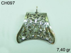 Gümüş Charm Kolye Ucu - CH097 - Nusret