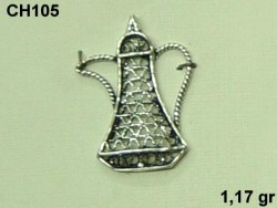 Gümüş Charm Kolye Ucu - CH105 - Nusret (1)