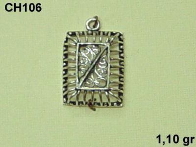 Gümüş Charm Kolye Ucu - CH106 - 1