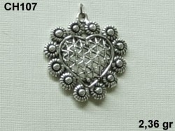 Gümüş Charm Kolye Ucu - CH107 - Nusret