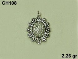 Gümüş Charm Kolye Ucu - CH108 - Nusret