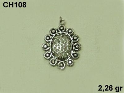 Gümüş Charm Kolye Ucu - CH108 - 1