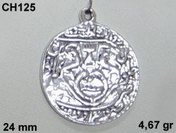 Gümüş Charm Kolye Ucu - CH125 - Nusret