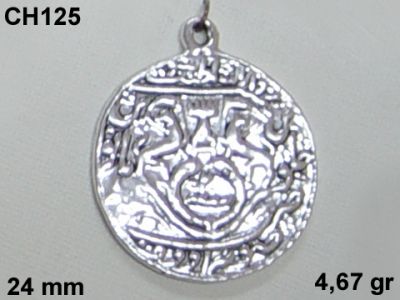 Gümüş Charm Kolye Ucu - CH125 - 1