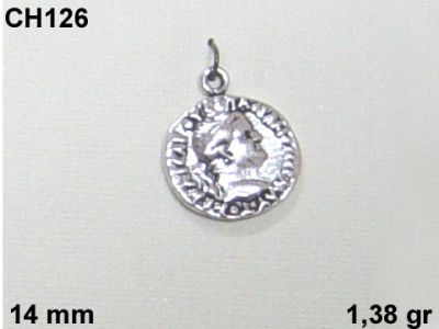 Gümüş Charm Kolye Ucu - CH126 - 1