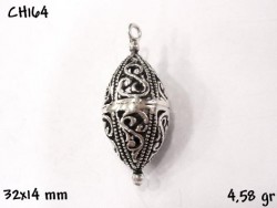 Nusret - Gümüş Charm Kolye Ucu - CH164