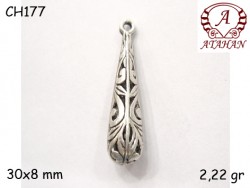 Nusret - Gümüş Charm Kolye Ucu - CH177