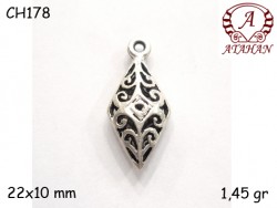Gümüş Charm Kolye Ucu - CH178 - Nusret