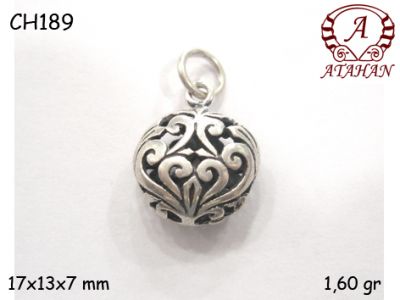 Gümüş Charm Kolye Ucu - CH189 - 1