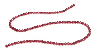 0,4 cm Doğal Garnet Taş - 1