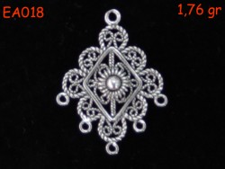 Gümüş Küpe Malzemesi - EA018 - Nusret