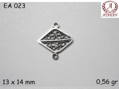 Gümüş Küpe Malzemesi - EA023