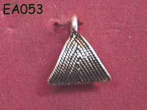 Gümüş Küpe Malzemesi - EA053 - 1