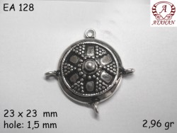 Gümüş Küpe Malzemesi - EA128 - Nusret