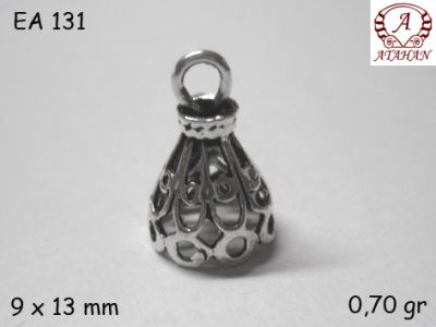 Gümüş Küpe Malzemesi - EA131 - 1