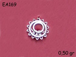 Gümüş Küpe Malzemesi - EA169 - Nusret