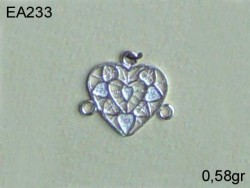 Gümüş Küpe Malzemesi - EA233 - Nusret