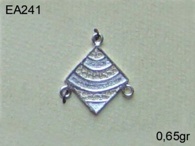 Gümüş Küpe Malzemesi - EA241 - 1