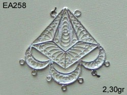 Gümüş Küpe Malzemesi - EA258 - Nusret