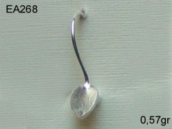 Gümüş Küpe Malzemesi - EA268 - Nusret