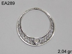Gümüş Küpe Malzemesi - EA289 - Nusret