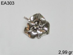 Gümüş Küpe Malzemesi - EA303 - Nusret