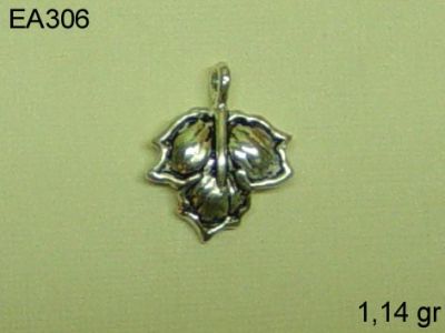 Gümüş Küpe Malzemesi - EA306 - 1
